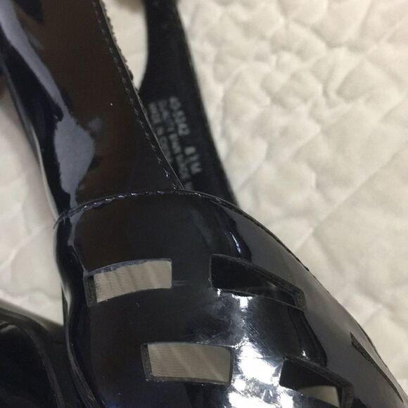 ❤️Easy Street Patent Leather Mid Heel Size 8 1/2 M - Picture 3 of 7